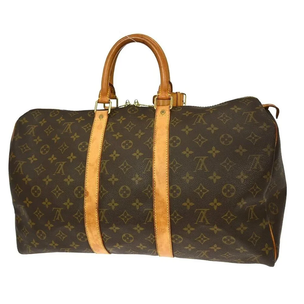 BUYIT LOUIS VUITTON KEEPALL 45 DUFFLE HANDBAG MONOGRAM M41428 FL0052 YQ03004